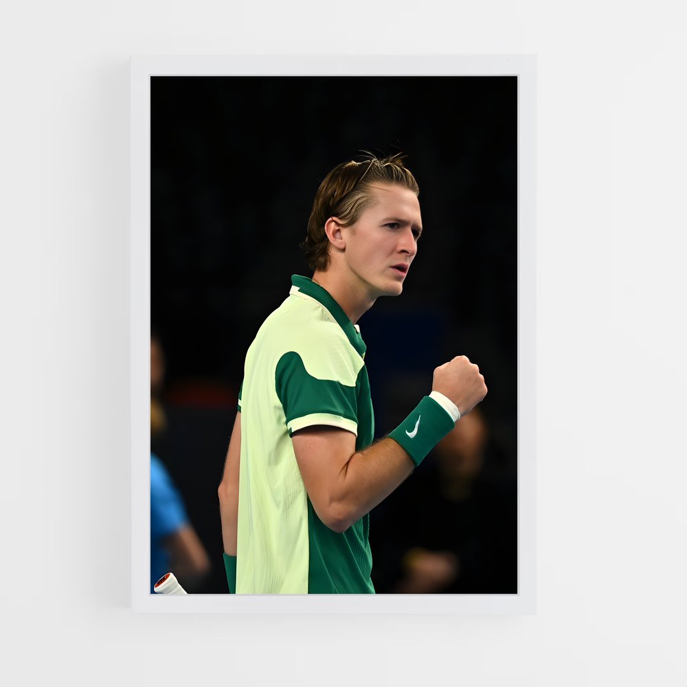 Poster À la Conquête des Courts – affiche Tennis (vue 3)